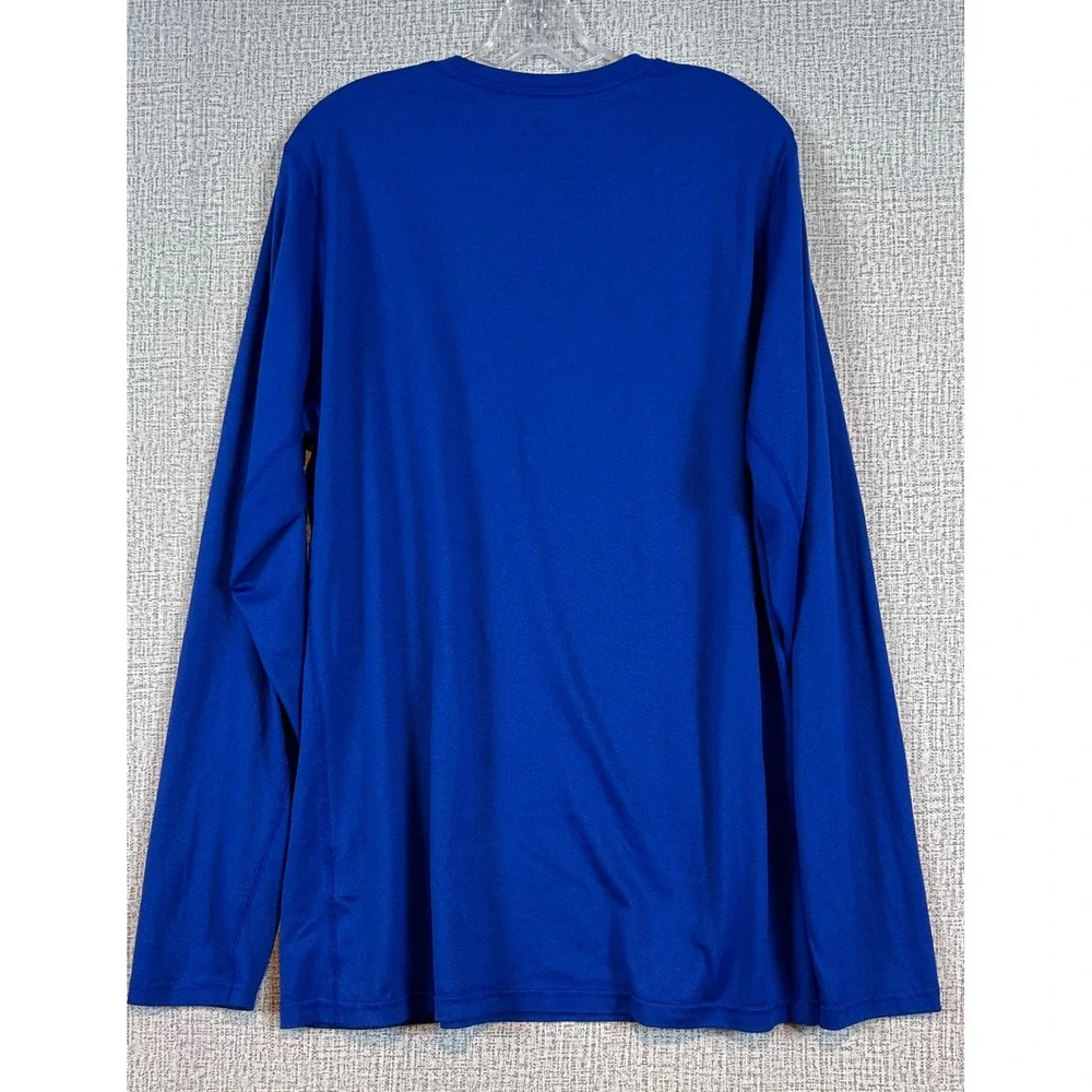 Nike Philadelphia 76ers NBA Dri-FIT Long Sleeve Shirt Mens‎ Large Tall LT Blue